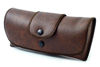 Picture of Soft Eyeglass Case Faux Leather, Attaches to Belt, Horizontal (Brown)