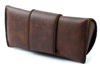 Picture of Soft Eyeglass Case Faux Leather, Attaches to Belt, Horizontal (Brown)