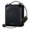 Picture of Voice Amplifier with Wireless Microphone Headset, 25W Echo Sound Bluetooth Mini Pa System Portable Voice Amplification, 4000mAh Rechargeable Mic Speaker for Teachers/Classroom/Speech/Outdoor etc Black