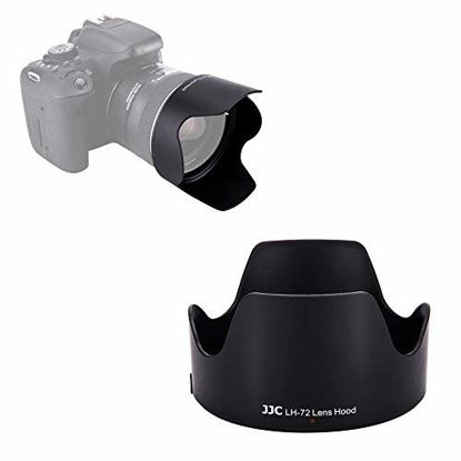 Picture of JJC EW-72 EF 35mm Reversible Dedicated Lens Hood Shade for Canon EF 35mm f/2 is USM Lens, Replace Canon EW-72 Lens Hood
