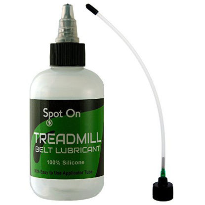 Picture of 100% Silicone Treadmill Belt Lubricant - Made in The USA - with Both a Precision Twist Cap and an Application Tube for Easy, Full Belt Width Lubrication