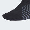 Picture of adidas Unisex Running Mid-Crew Sock (1-Pair), Black/Onix/Silver Reflective, Medium, (Shoe Size 6.5-9)
