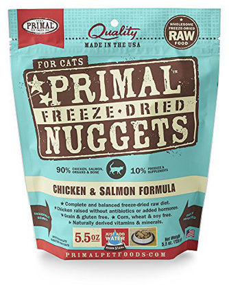 Picture of Primal Pet Foods Freeze-Dried Feline Chicken And Salmon Formula 5.5 Oz