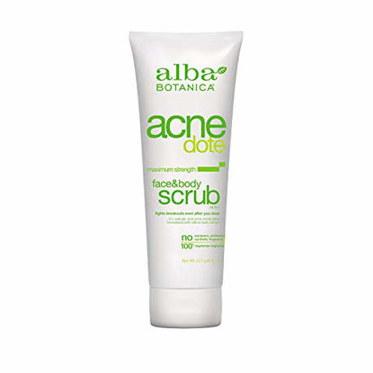 Picture of Alba Botanica Acnedote Maximum Strength Face & Body Scrub, 8 Oz