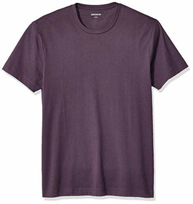 Picture of Amazon Brand - Goodthreads Men's Slim-Fit Short-Sleeve Crewneck Cotton T-Shirt, Deep Purple X-Small