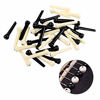 Picture of 24pcs Acoustic Guitar Bridge Pins Pegs with 1pc Bridge Pin Puller Remover, Ivory & Black-Jinlop
