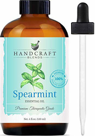 Picture of Handcraft Spearmint Essential Oil - 100% Pure and Natural - Premium Therapeutic Grade with Premium Glass Dropper - Huge 4 fl. oz