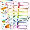 Picture of Baby Bottle Labels for Daycare, Self-Laminating, Waterproof Write-On Name Labels, Assorted Sizes & Colors, Pack of 64