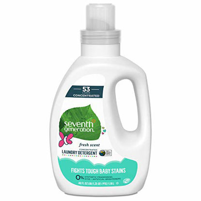 Picture of Seventh Generation Concentrated Baby Laundry Detergent, Fresh Scent, 40 oz (53 Loads)