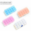 Picture of Opret Jewelry Organizer(4 Pack), Plastic Jewelry Box(15 grids) with Movable Dividers Earring Storage Containers