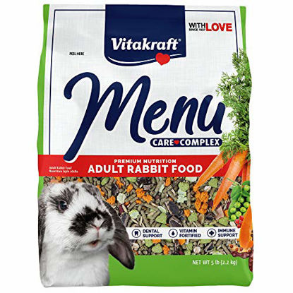 Picture of Vitakraft Menu Vitamin Fortified Pet Rabbit Food, 5 Lb.