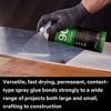 Picture of 3M Hi-Strength 90 Spray Adhesive, Permanent, Bonds Laminate, Wood, Concrete, Metal, Plastic, Clear Glue, Net Wt 17.6 oz, Will Spray Upside Down