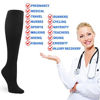 Picture of 8 Pairs Compression Socks Men Women 20-30 mmHg Compression Stockings for Sports
