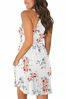 Picture of LONGYUAN Women's Floral Summer Casual Dresses Boho Sun Dress Small,Floral White