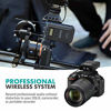 Picture of Movo WMX-20-DUO 48-Channel UHF Wireless Lavalier Microphone System with 1 Receiver, 2 Transmitters, and 2 Lapel Microphones Compatible with DSLR Cameras (330' ft Audio Range)