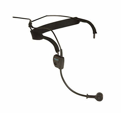 Picture of Shure WH20XLR Dynamic Headset Microphone - (Wired) Includes 3-pin Male XLR Connector with Detachable Belt Clip