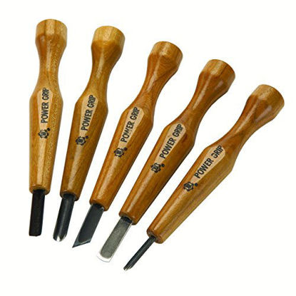 Picture of Mikisyo Power Grip Carving Tools, Five Piece Set (Basic)