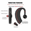 Picture of Bluetooth Headset Wireless Business Bluetooth V5.0 Earpiece Ultralight HD Headphones Hands-Free Earphones with Noise Cancellation Microphone Wide Compatible with Cell Phones for Office/Work Out/Truck