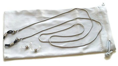 Picture of Metal Eyeglass Chain and Sunglass Holder by Silk Rose - Stainless Steel Cord/Neck Strap