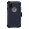 Picture of OtterBox DEFENDER SERIES SCREENLESS EDITION Case for iPhone Xs Max - Retail Packaging - DARK LAKE (CHINCHILLA/DRESS BLUES)