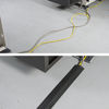 Picture of D-Line Floor Cord Cover Heavy Duty Cord Protector - FC83B, 6 Foot, Linkable | Protect Cords and Prevent a Trip Hazard | Cable Cavity 1 3/16 (W) x 3/8 (H) | Black