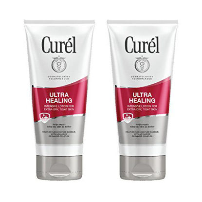 Picture of Curél Ultra Healing Body Lotion, Moisturizer for Extra Dry Skin, Body and Hand Lotion with Advanced Ceramide Complex and Hydrating Agents, 6 Ounce (Pack of 2)