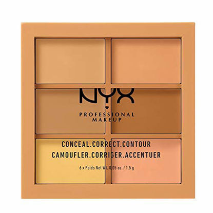 Picture of NYX PROFESSIONAL MAKEUP Conceal Correct Contour Palette - Medium