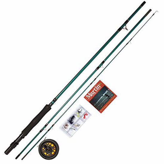 Martin Complete Fly Fishing Kit  Rod Reel Line Fly Assortment NEW 