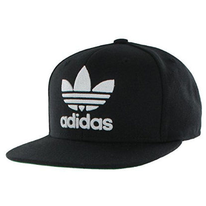 Picture of adidas Men's Standard Originals Trefoil Chain Snapback, Black/White, One Size