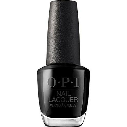 Picture of OPI Nail Polish, Nail Lacquer, Black Onyx, Black Nail Polish, 0.5 Fl Oz