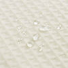 Picture of Stall Fabric Weave Waffle Shower Curtain 36 x 72 inch, Spa, Hotel Luxury Spa, 230 GSM Heavy Duty, Water Repellent, Washable, Cream, 36x72