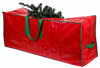 Picture of Christmas Tree Storage Bag - Stores a 7.5 Foot Artificial Xmas Holiday Tree. Durable Waterproof Material to Protect Against Dust, Insects, and Moisture. Zippered Bag with Carry Handles. (Red)