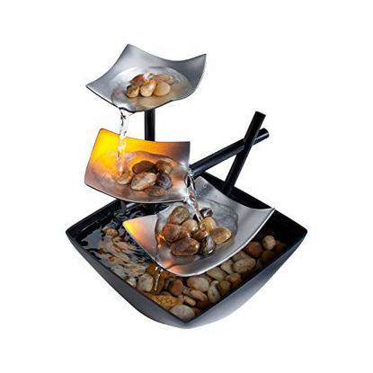 Picture of Homedics Relaxation Indoor Tabletop Fountain (Silver Springs)