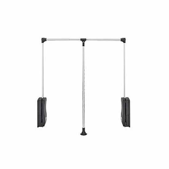 Picture of Rev-A-Shelf CPDR-2635 26 to 35 Inch Adjustable Side Mounted Pull Down Closet Rod with Telescoping Handle and Mounting Hardware, Chrome