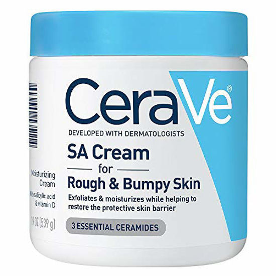 Picture of Cerave SA Cream | 19 oz | Renewing Salicylic Acid Body Cream for Rough & Bumpy Skin | Fragrance Free