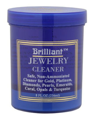 Picture of Brilliant 8 Oz Jewelry Cleaner with Cleaning Basket and Brush