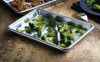 Picture of New Star Foodservice 33977 Commercial-Grade 18-Gauge Aluminum Sheet Pan/Bun Pan, 9 2/3" W x 6 2/3" L x 1" H (1/8 size)