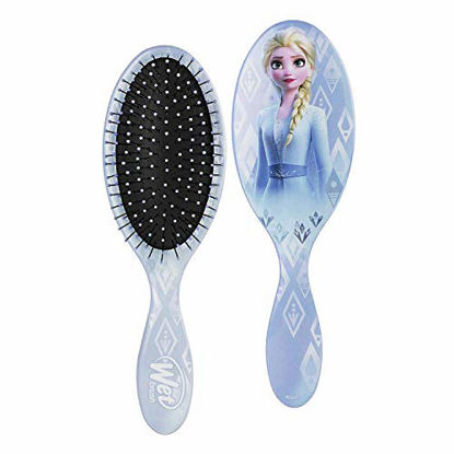 Picture of Wet Brush Original Princess Guiding Spirit Detangling Brush - Disney's Frozen 2, Elsa - All Hair Types - Ultra-Soft IntelliFlex Bristles Glide Through Tangles with Ease - Protects Against Split Ends