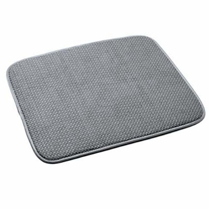 Picture of Norpro 16 by 18-Inch Microfiber Dish Drying Mat, Gray