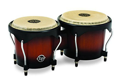 Picture of Latin Percussion LP601NY-VSB LP City Wood Bongos - Vintage Sunburst