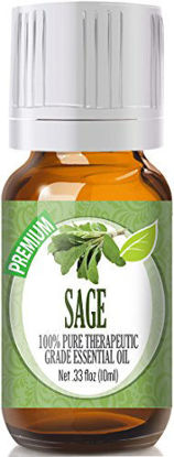 Picture of Sage Essential Oil - 100% Pure Therapeutic Grade Sage Oil - 10ml