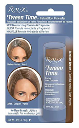 Picture of Roux Temporary Haircolor Touch-Up Stick Med Brown