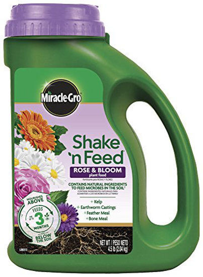 Picture of Miracle-Gro Plant Food 3002210 Shake 'N Feed Rose and Bloom Continuous Release Pl, 4.5 lb