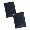 Picture of Tommy Hilfiger Men's Leather Trifold Wallet, Oxford Black, One Size