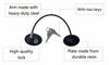 Picture of 2 Pack Refrigerator Door Locks with 4 Keys, File Drawer Lock, Freezer Door Lock and Child Safety Cabinet Locks by REZIPO BLACK