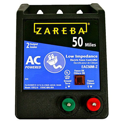 Picture of Zareba EAC50M-Z AC-Powered Low-Impedence 50-Mile-Range Electric Fence Charger