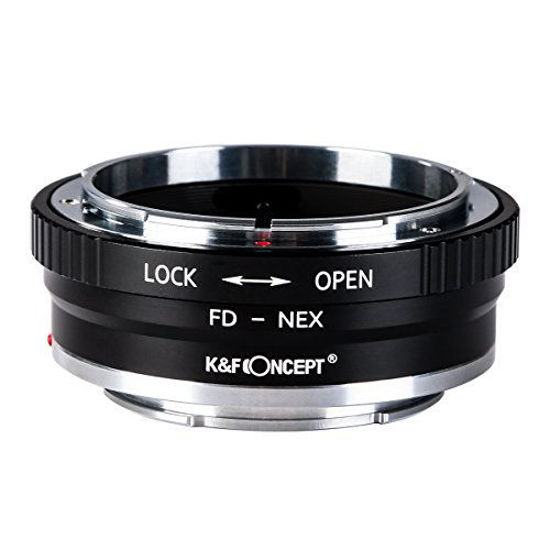 Picture of K&F Concept Lens Mount Adapter FD to NEX Copper Adapter Compatible with Canon FD FL Lens Compatible with Sony NEX E-Mount Camera