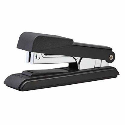 Picture of Bostitch Office B8RCFC B8 PowerCrown Flat Clinch Premium Stapler, 40-Sheet Capacity, Black