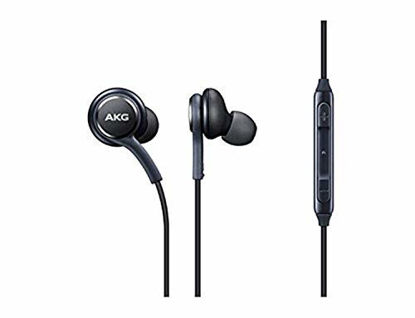 Picture of OEM Stereo Headphones w/Microphone for Samsung Galaxy S8 S9 S8 Plus S9 Plus Note 8 - Designed by AKG - 100% Original