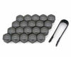 Picture of 20 Pcs New Universal 17mm Wheel Lug Nut Bolt Cover Caps +Removal Tools (Gray) by Waylin